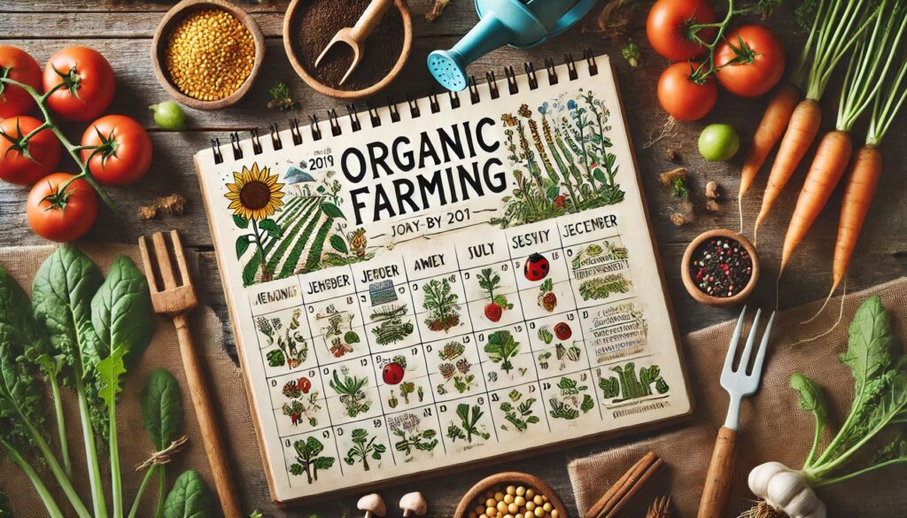 Organic farming: 1-365 Organic farming harmonizes with nature, boosting biodiversity, soil health & producing chemical-free food. Explore its seasonal rhythms!