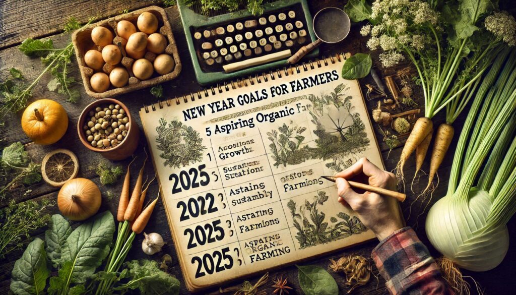 New Year Goals for Farmers: 5 Resolutions for Aspiring Organic Farmers in 2025